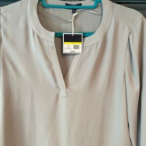 Kaari Blue Light Gray Blouse